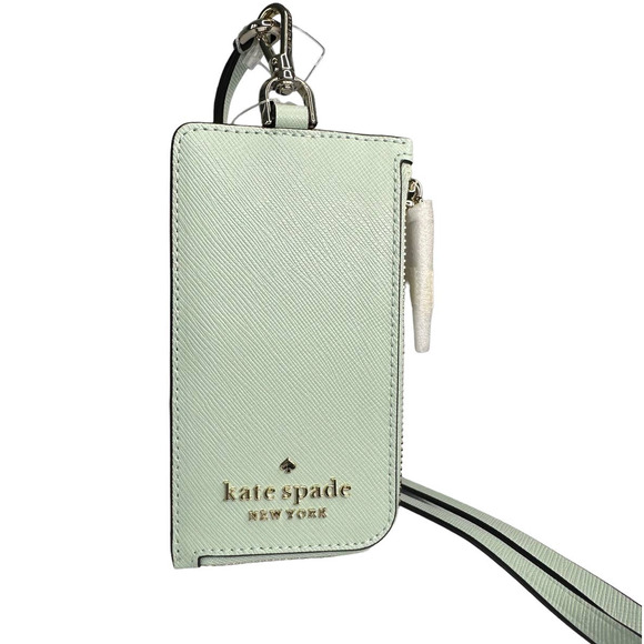 kate spade Handbags - Kate Spade Staci ID Card Case Lanyard Crystal Blue